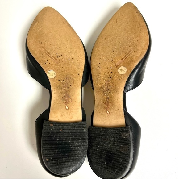 ARTURO CHIANG classics black matte leather flats womens size 7 - Picture 9 of 10